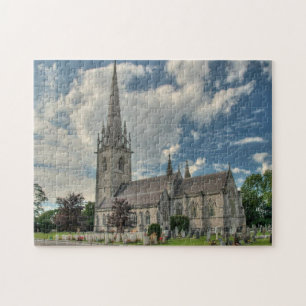 St Margaret's Church Bodelwyddan Wales Jigzaag Legpuzzel