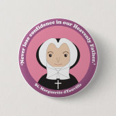 St. Marguerite d'Youville Ronde Button 5,7 Cm (Voorkant)