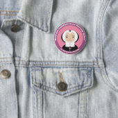 St. Marguerite d'Youville Ronde Button 5,7 Cm (In situ)