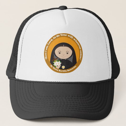 St. Maria Bertilla Boscardin Trucker Pet (Voorkant)