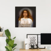 St Maria Goretti bidden voor ons. Poster (Thuiskantoor)