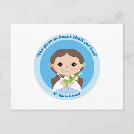 St. Maria Goretti Briefkaart (Voorkant)