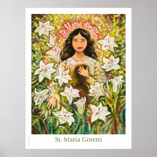 St. Maria Goretti Katholiek Klaslokaal poster (Voorkant)