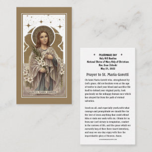ST. MARIA GORETTI PAROCHIE BEDEVAART HEILIGE KAART
