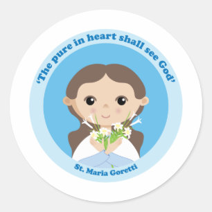 St. Maria Goretti Ronde Sticker