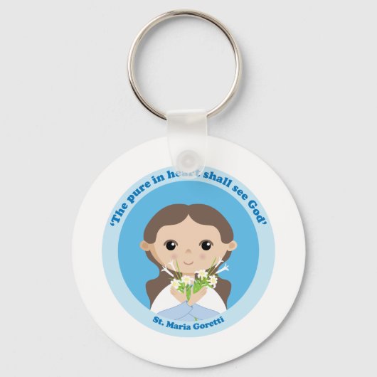 St. Maria Goretti Sleutelhanger (Voorkant)