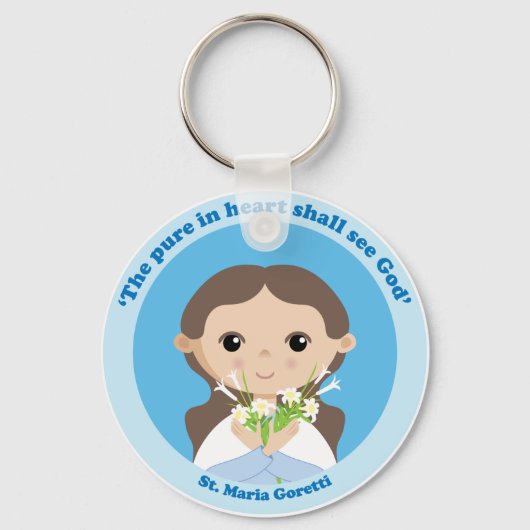 St. Maria Goretti Sleutelhanger (Voorkant)