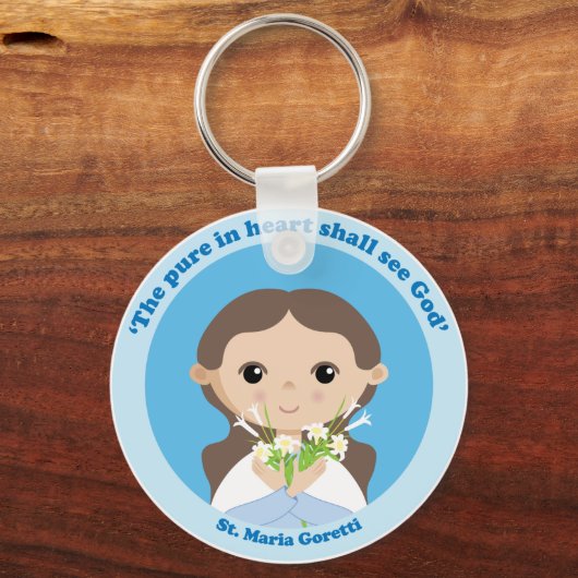 St. Maria Goretti Sleutelhanger (Voorkant)