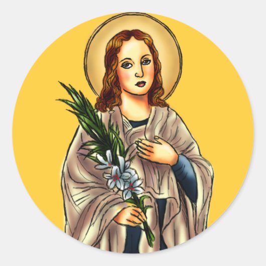 St. Maria Goretti Sticker (Voorkant)