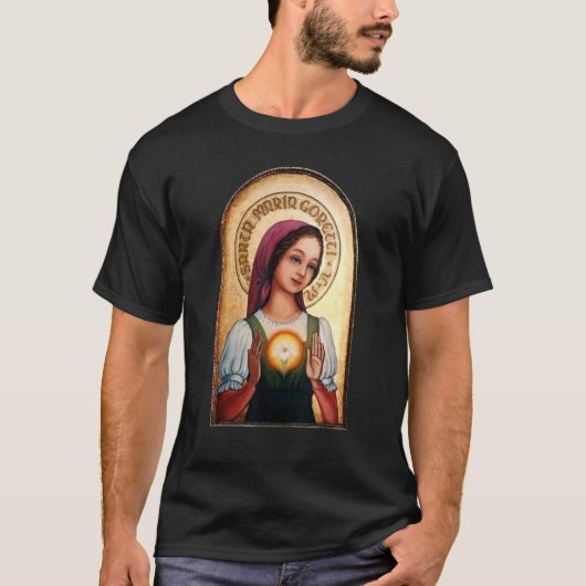St Maria Goretti Zuiverheid Katholieke heiligen Li T-shirt (Voorkant)