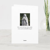 St. Maria in gebed kaart (Achterkant)