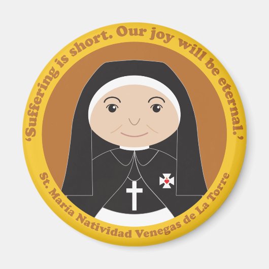 St. María Natividad Venegas de La Torre Magneet (Voorkant)