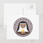 St. Mariam Thresia Briefkaart (Voorkant / Achterkant)