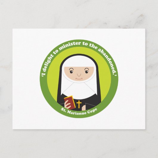 St. Marianne Cope Briefkaart (Voorkant)