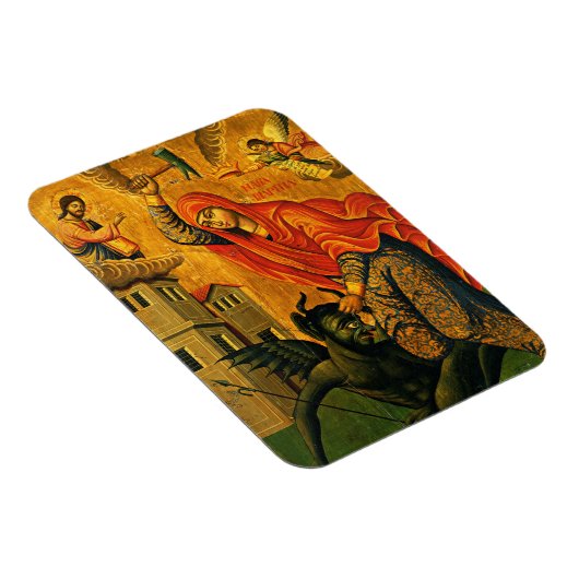 St. Marina (Margaret) icoon magneet (Rechterzijde)