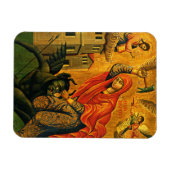 St. Marina (Margaret) icoon magneet (Horizontaal)