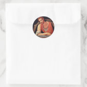St. Mark door Bronzino Angelo Ronde Sticker (Tas)