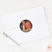 St. Mark door Bronzino Angelo Ronde Sticker (Envelop)