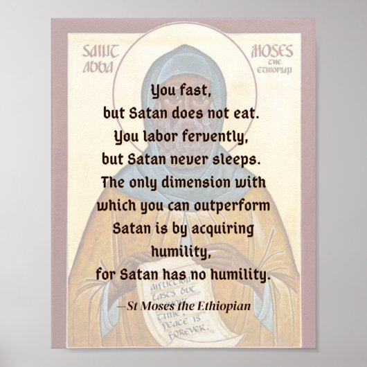 St Mark Humility Print (Voorkant)
