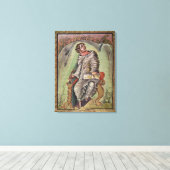 St. Mark op zijn bureau Canvas Afdruk (Insitu (Houten vloer))