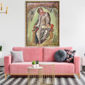 St. Mark op zijn bureau Canvas Afdruk (Insitu (Woonkamer))