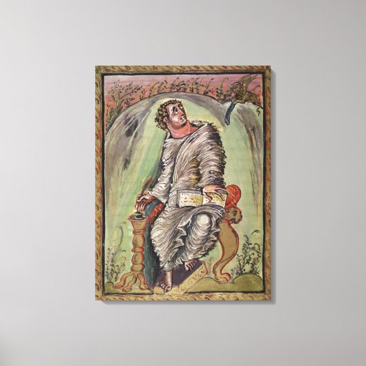 St. Mark op zijn bureau Canvas Afdruk (Voorkant)
