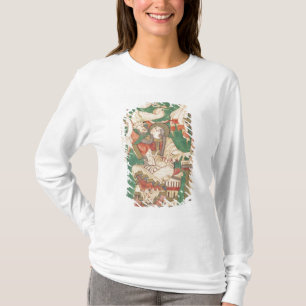 St. Mark, uit een evangelie van Corbie Abbey T-shirt