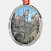 St. Marks and Lamp, Venice, Italië Metalen Ornament (Links)