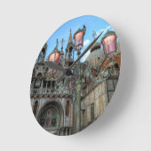 St. Marks and Lamp, Venice, Italië Ronde Klok (Hoek)