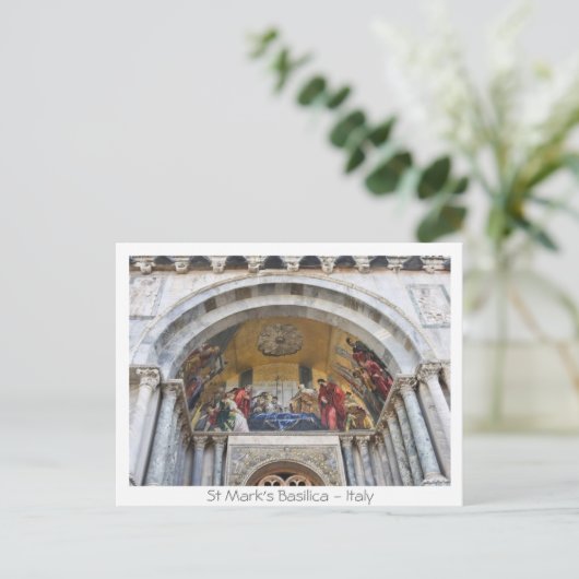 St. Mark's Basilica Briefkaart (Staand voorkant)