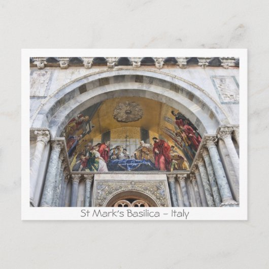 St. Mark's Basilica Briefkaart (Voorkant)
