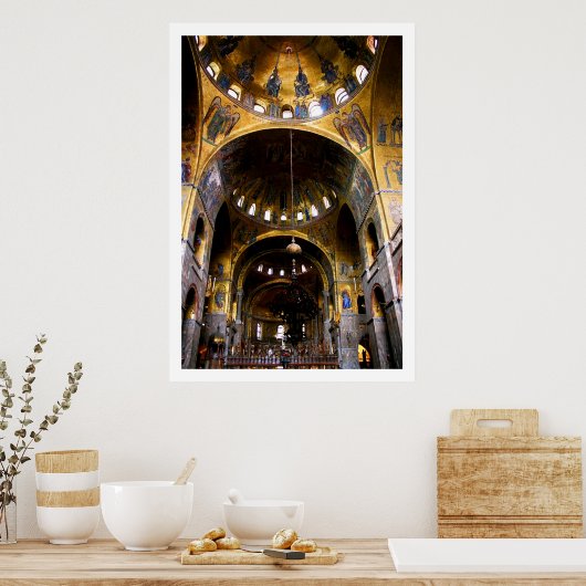 St. Mark's Basilica Poster (Keuken)
