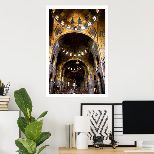 St. Mark's Basilica Poster (Thuiskantoor)