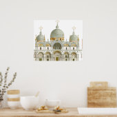 St. Mark's Basilica. Venice Italië Poster (Keuken)