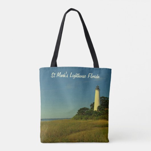 St Mark's Lighthouse FL Jumbo Canvas tas (Achterkant)