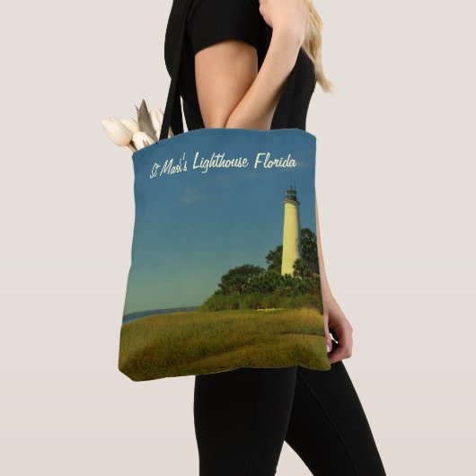 St Mark's Lighthouse FL Jumbo Canvas tas (Dichtbij)