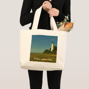 St Mark's Lighthouse FL Jumbo Canvas tas
