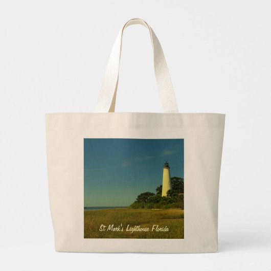 St Mark's Lighthouse FL Jumbo Canvas tas (Achterkant)