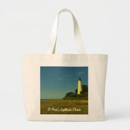 St Mark's Lighthouse FL Jumbo Canvas tas