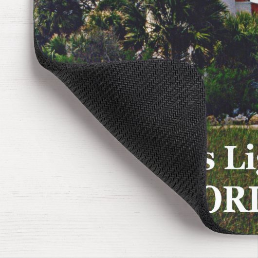 St. Marks Lighthouse, Florida Mousepad Muismat (Hoek)