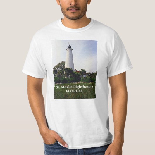 St. Marks Lighthouse, Florida T-shirt (Voorkant)