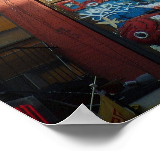 St. Mark's Place, East Village, Medium Poster (Hoek)