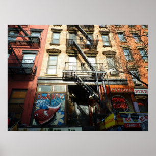 St. Mark's Place, East Village, Medium Poster