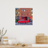 St. Mark's Place, NYC februari 2015 Poster (Keuken)