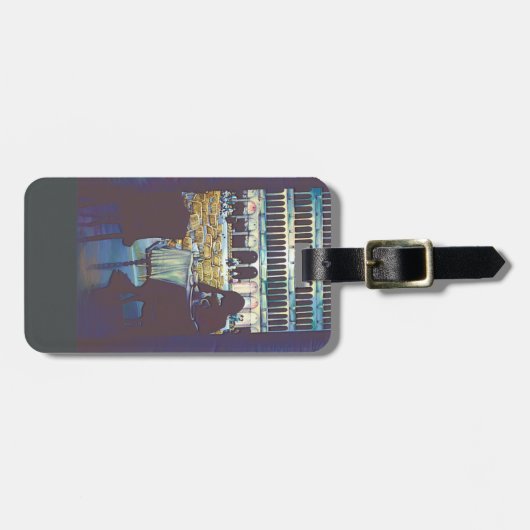 St Mark's Silhouette Bagagelabel (Voorkant horizontaal)