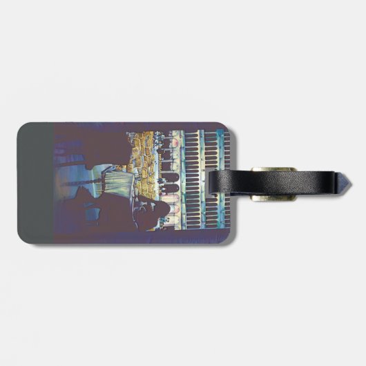 St Mark's Silhouette Bagagelabel (Achterkant horizontaal)