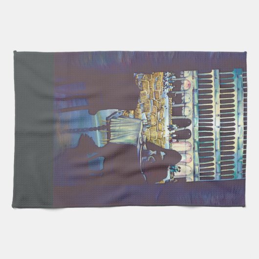 St. Mark's Silhouette Theedoek (Horizontaal)