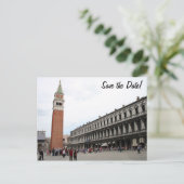 St Mark's Square in Venetië, Italië Aankondigingskaart (Staand voorkant)