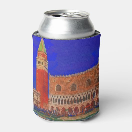 St. Mark's Square Piazzetta schilderij Blikjeskoeler (Blikje Voorkant)