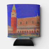 St. Mark's Square Piazzetta schilderij Blikjeskoeler (Achterkant)